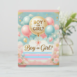 Convite Murugi Moments Gender Reveal