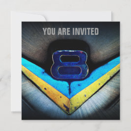 Convite Muscle Car V8 Poder e Cromo