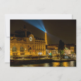 Convite Musée d'Orsay em Paris à noite