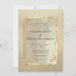 Convite Museu Dourado Casamento e Festa