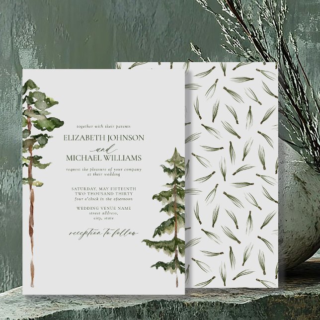 Convite Musgo & Samambaia | Casamento na Floresta do Pacíf (Inspired by misty forests, quiet vows, and candlelit gatherings)