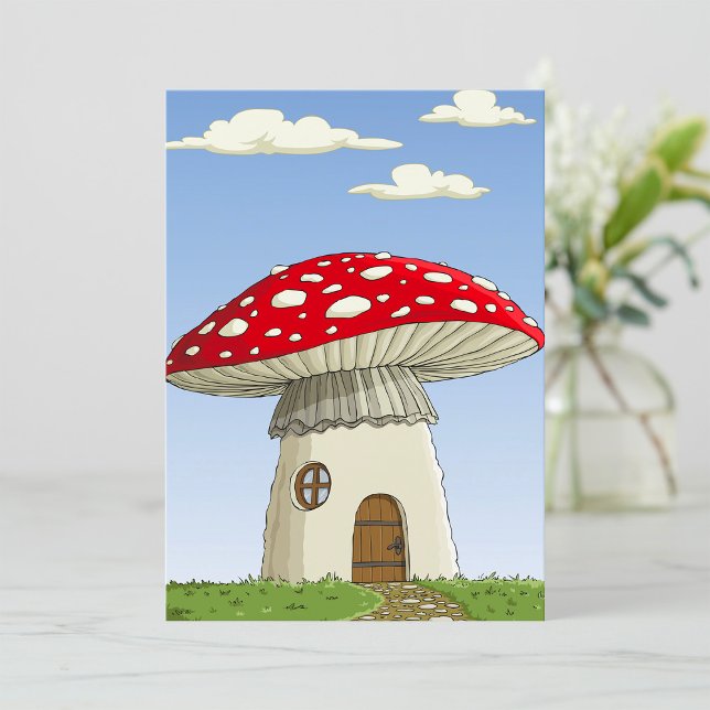 Convite Mushroom House (Criador carregado)