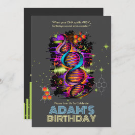 Convite Música corre no seu aniversário de DNA