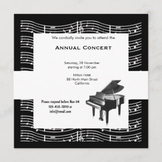 Convite Música de Concerto