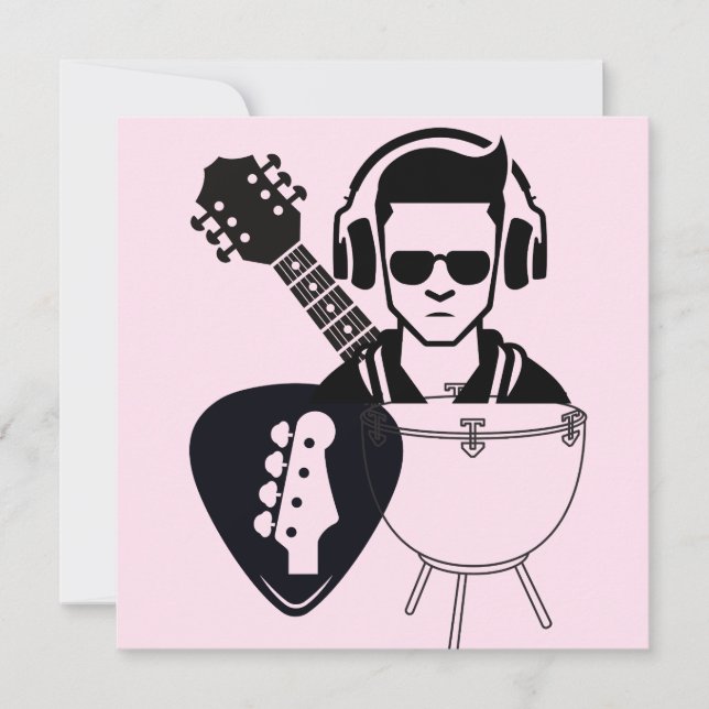 Convite Música em Abundância (Frente)