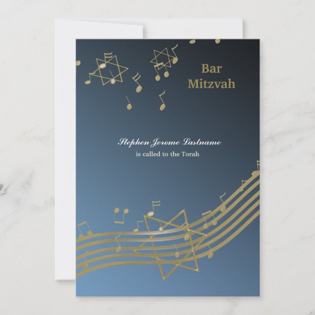 Convite Música no ar (Frente)