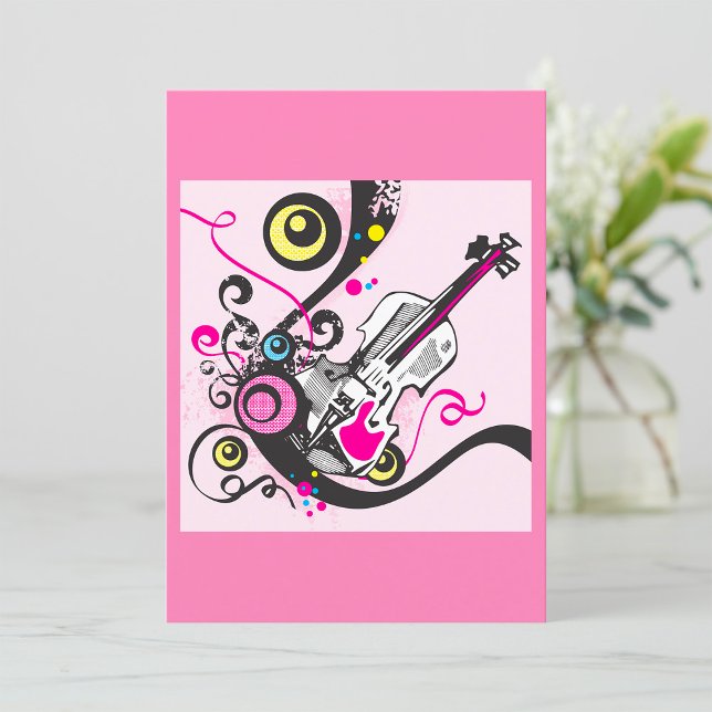 Convite Música Violina (Criador carregado)