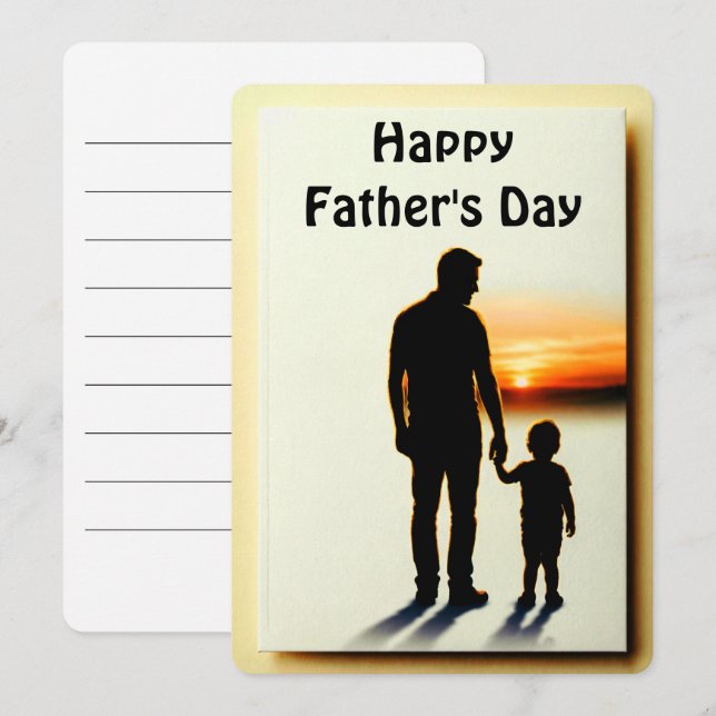 Convite My First Hero – Father’s Day Card (Frente/Verso)