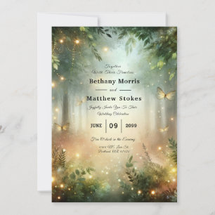 Convite Mystic Forest Meadow Magic
