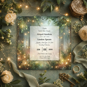 Convite Mystic Forrest Meadow Magic