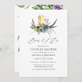 Convite Mystical Boho Succulent Breve Antes Do I Dos