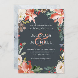 Convite Mystical Winter | Casamento De Frame Floral