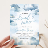 Na Cloud Nine Chá de fraldas Party