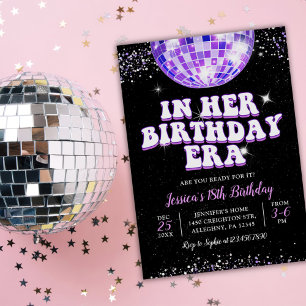 Convite Na Festa de aniversário Da Era De Aniversário