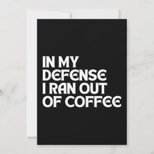 CONVITE NA MINHA DEFESA, FUI DE CAFÉ