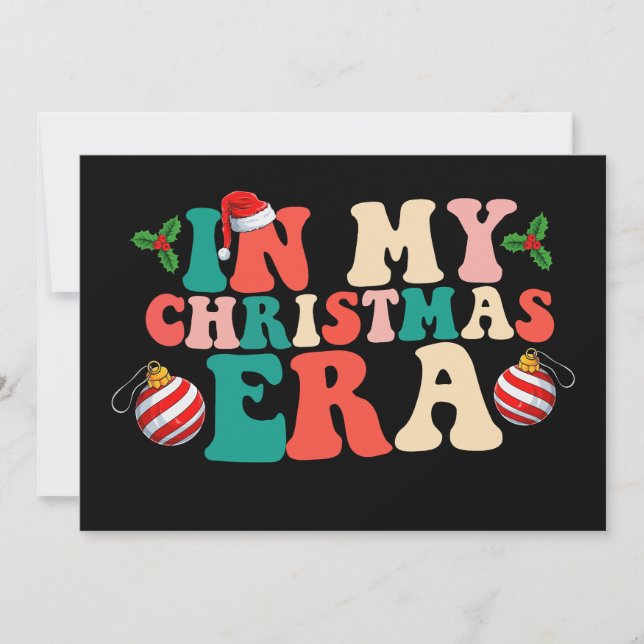 Convite Na minha época de Natal, Groovay Holiday (Frente)