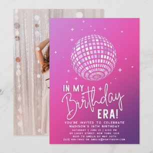 Convite Na Minha Era De Aniversário, Festa Era, Foto Do Pa