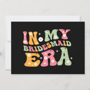 Convite Na Minha Era de Dama de Honra