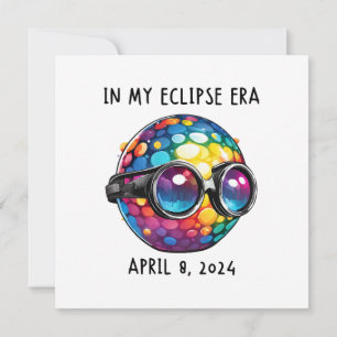 Convite Na Minha Era de Eclipse Solar de 2024