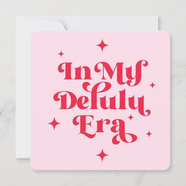 Convite Na Minha Era Delulu (Frente)