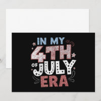Na Minha Era do 4 de Julho EUA Patriótico American