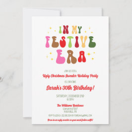 Convite Na Minha Era Festiva, Trendy Christmas aniversário