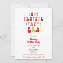 Convite Na Minha Festiva Festa AF Feriada Fora Cocktail