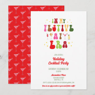 Convite Na Minha Festiva Festa AF Feriada Fora Cocktail