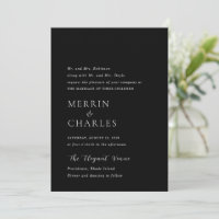 Na moda Black Photo Modern Wedding
