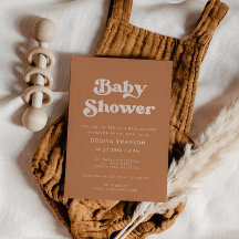 Na moda retro Chá de fraldas de açúcar castanho