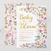 Na moda Wildflower Meadow Baby in Bloden