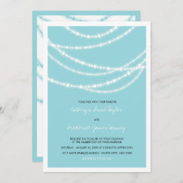 Convite Na moda Winter Sparkles Glow Weding 2in1 Convidar