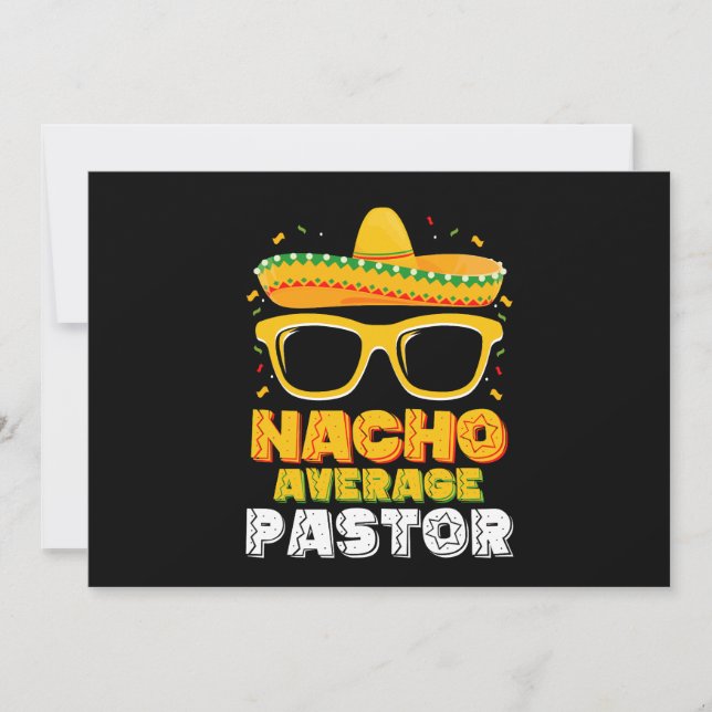Convite Nacho Média Pastor Cinco de Mayo (Frente)