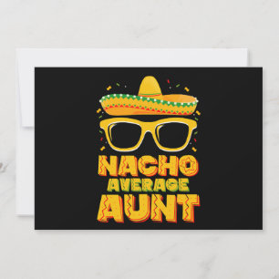 Convite Nacho Média Tia Cinco De Mayo Combinação Família