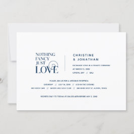 Convite Nada de Fantasia, Apenas Amor