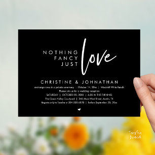 Convite Nada de Luxo, Apenas Amor, Recepção de Casamento M