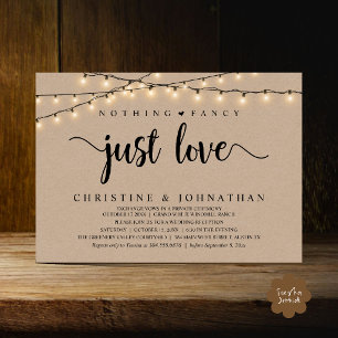 Convite Nada de Luxo, Apenas Amor, Recepção de Casamento R