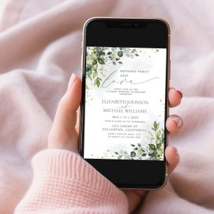 Convite Nada De Rico Apenas Adora A Foto Verde Eucalyptus