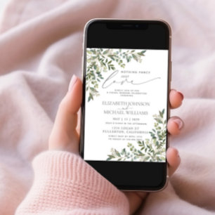 Convite Nada De Rico Apenas Adora Casamento Casual Eucalyp