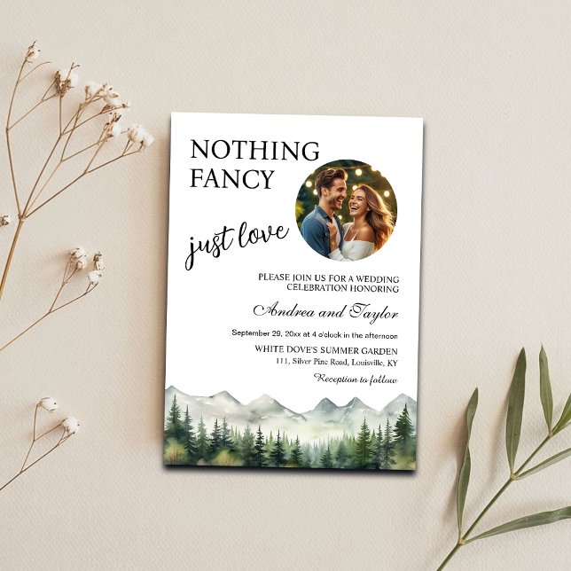 Convite Nada De Rico Apenas Adora Foto Casual De Casamento (Criador carregado)