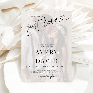 Convite Nada De Rico Apenas Adora Foto De Casamento