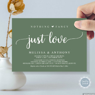 Convite Nada De Rico Apenas Amor, Elopemento, Casamento Ru