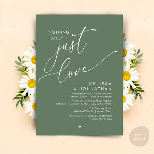 Convite Nada de Rico, apenas amor, Recepção de casamento