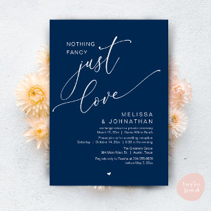 Convite Nada de Rico, apenas amor, Recepção de casamento
