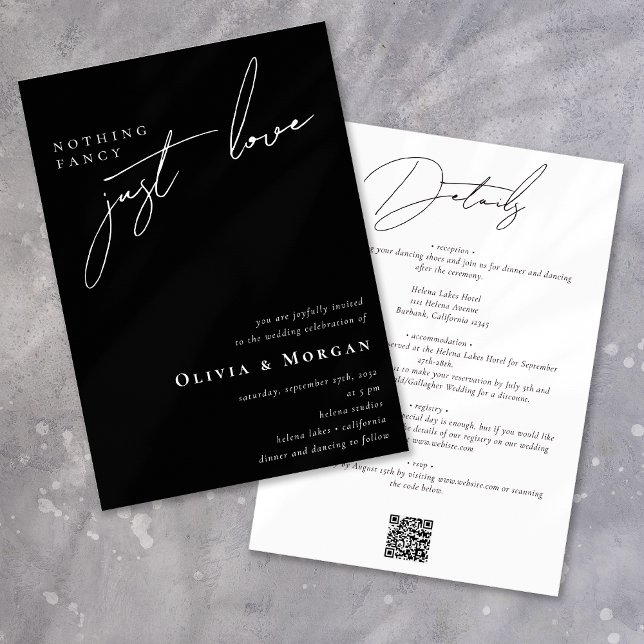 Convite Nada de Rico só ama o roteiro de um único casament (Criador carregado)