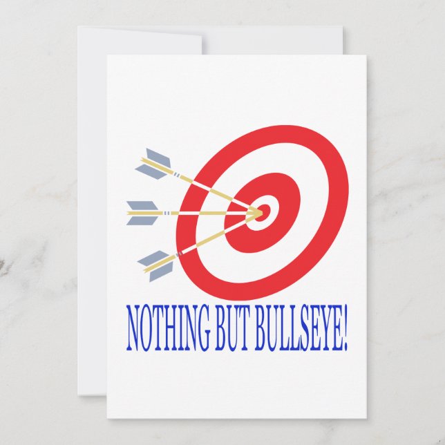 Convite Nada mas Bullseye (Frente)