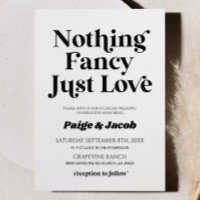 Nada Rico Adora Casamento Casual Retroativo