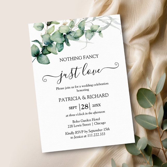 Convite Nada sofisticado, apenas amor íntimo (Criador carregado)