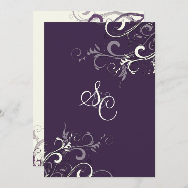 Convite NADAÇOS DE VANILLA PixDezines/COR ESCURA (Frente/Verso)