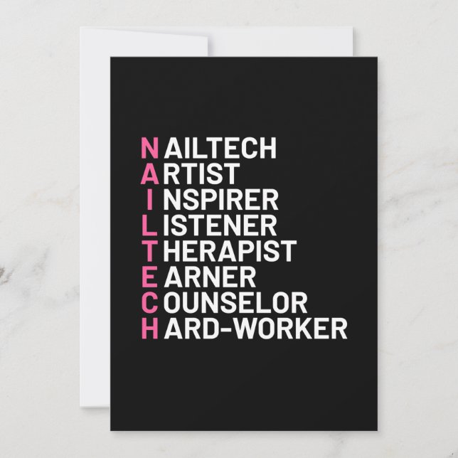 Convite Nail Artist Inspirer (Frente)